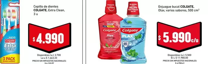 Colgate - Cepillo de dientes Extra Clean