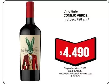 Malbec - Vino tinto malbec