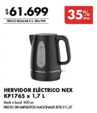 Nex - HERVIDOR ELÉCTRICO KP1765