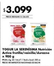 La Serenísima - YOGUR Nutrición Activa