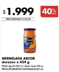 Arcor - MERMELADA durazno