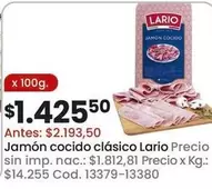 Lario - Jamón cocido clásico