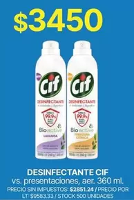 Cif - DESINFECTANTE