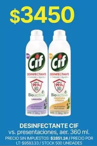 Cif - Desinfectante