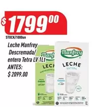 Manfrey - Leche Descremada/entera