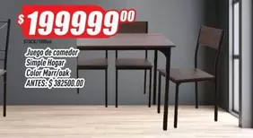 Juego de comedor