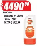 Off - Repelente Crema Family 196 Gr