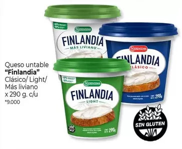 Finlandia - Queso untable Clásico/ Light