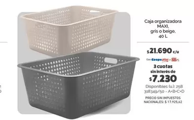 Caja organizadora MAXI