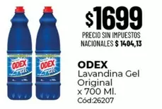 odex - Lavandina Gel Original Cód:26207