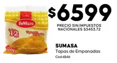 Sumasa - Tapas de Empanadas Cod:4846