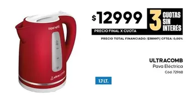 Ultracomb - Pava Eléctrica Cód 72958