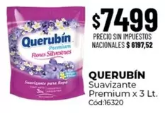 Querubin - Suavizante Premium x 3 Lt.