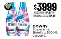 Downy - Suavizante Botella x 500 Ml. Cód:26146