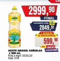 cañuelas - ACEITE GIRASOL