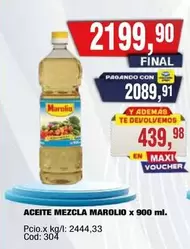 Marolio - ACEITE MEZCLA MAROLIO x 900 ml.