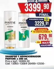 Pantene - Shampoo y Acondicionador