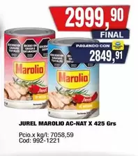 Marolio - JUREL AC-NAT X 425 GRS