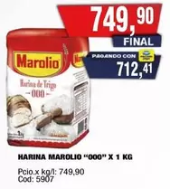 Marolio - HARINA MAROLIO "000"
