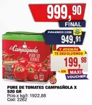 La Campagnola - PURE DE TOMATES