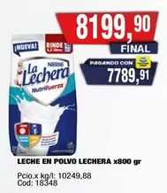 La Lechera - LECHE EN POLVO