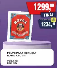 Royal - POLVO PARA HORNEAR