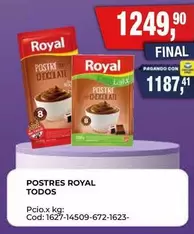 Royal - Postres Todos