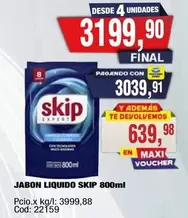 Skip - JABON LIQUIDO 800ml