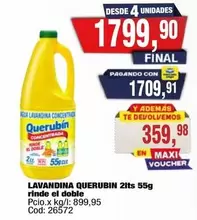 Querubin - LAVANDINA QUERUBIN CONCENTRADA 2lts 55g