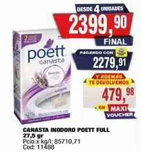 Poett - CANASTA INODORO FULL