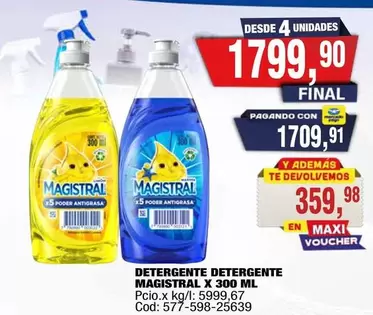 Magistral - DETERGENTE