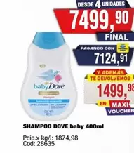 Dove - Shampoo baby 400ml