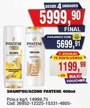 Pantene - SHAMPOO/ACOND PANTENE 400ml