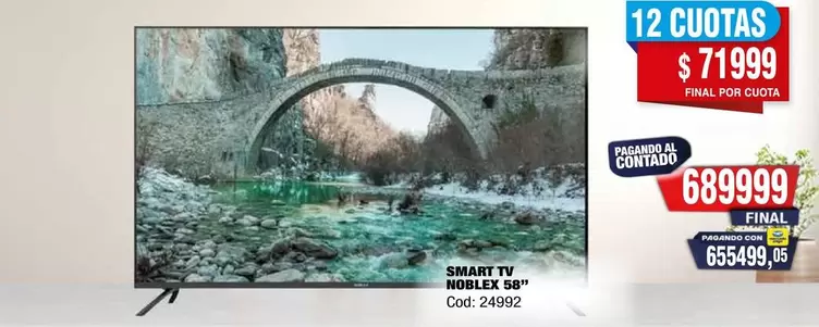 Noblex - SMART TV NOBLEX 50" Cod: 24992