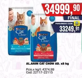 Purina - CAT CHOW AD. X8 KG