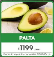 X$ - PALTA