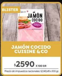 Cuisine - JAMÓN COCIDO