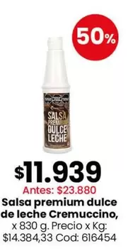 Premium - Salsa premium dulce de leche