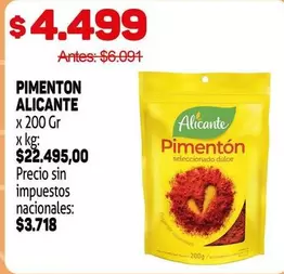 Alicante - PIMENTON