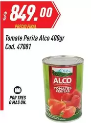 Alco - Tomate Perita 400gr Cod. 47081