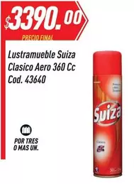 Suiza - Lustramueble Cl0sico Aero 360 Cc Cod. 43640