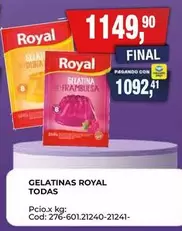 Royal - GELATINAS ROYAL TODAS
