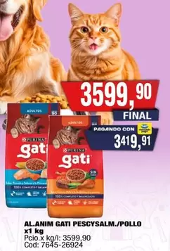 Gati - AL.ANIM GATI PESCYSALM./POLLO