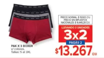 X$ - PAK X 3 BOXER