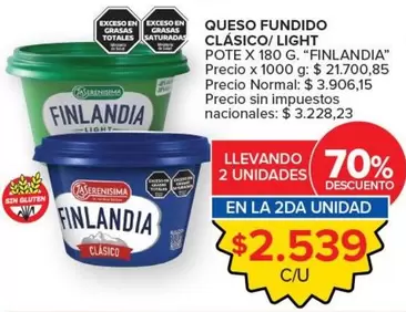 Finlandia - QUESO FUNDIDO CLÁSICO/ LIGHT