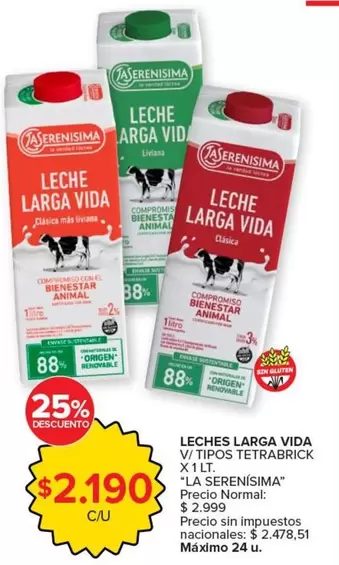 vida - LECHES LARGA VIDA