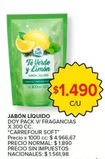 Carrefour - JABÓN LÍQUIDO