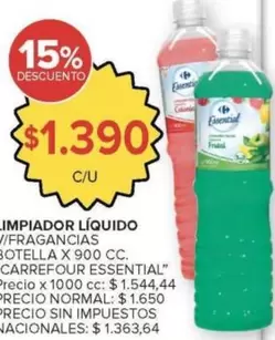X$ - LIMPIADOR LÍQUIDO C/FRAGANCIAS