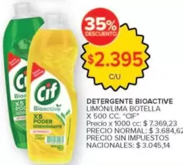 Cif - DETERGENTE BIOACTIVE LIMON/LIMA