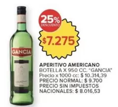 Gancia - APERITIVO AMERICANO